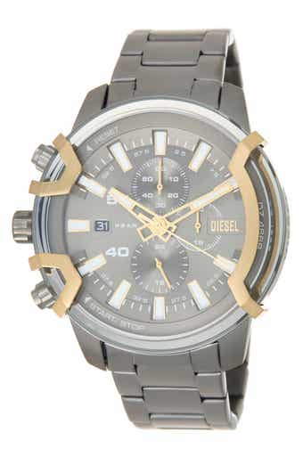 Griffed Chronograph Quartz Watch, 48mm