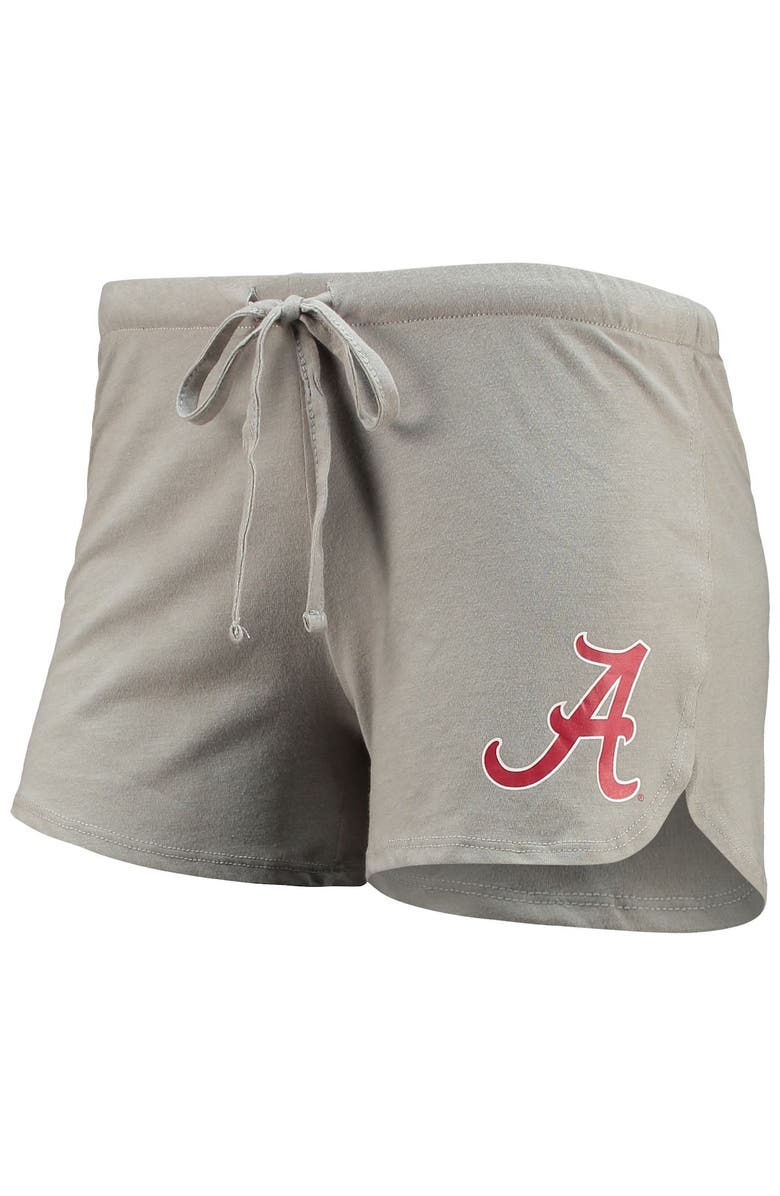 CONCEPTS SPORT Women's Concepts Sport Crimson/Gray Alabama Crimson Tide Raglan Long Sleeve T-Shirt & Shorts Sleep Set, Alternate, color, 