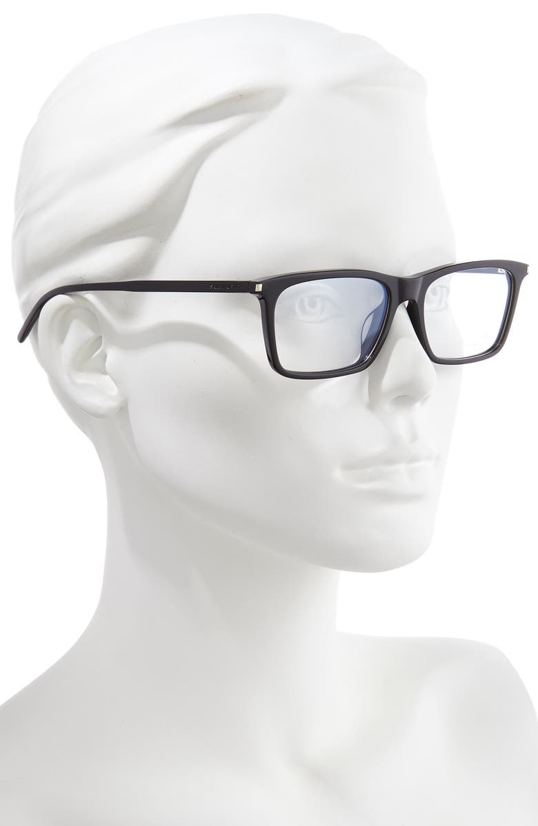 Saint Laurent 53mm Optical Glasses, Alternate, color, 