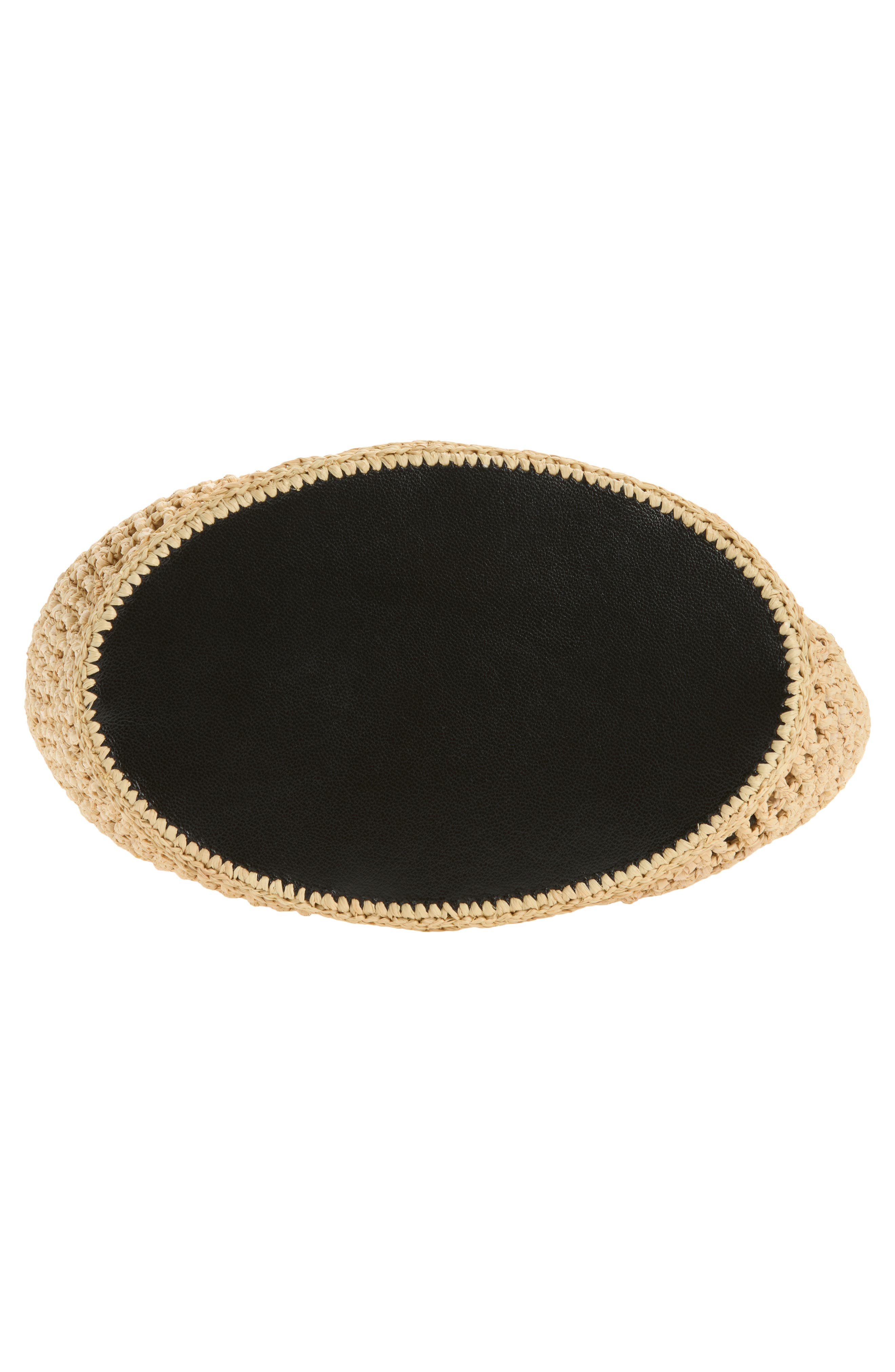 The Siena Raffia Crossbody Bag, Alternate, color, NATURAL/ BLACK