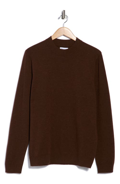 Abound Mock Neck Sweater In Brown