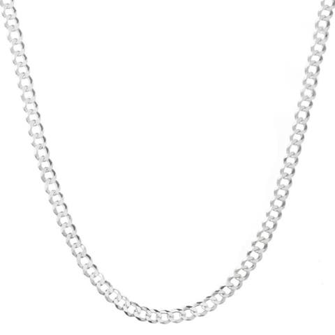 Sterling Silver Thick Curb Chain