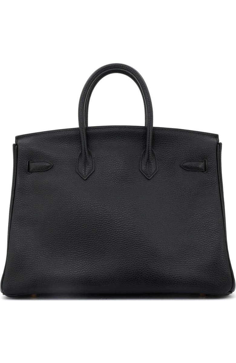 Pre-Owned Hermes Birkin Handbag Black Ardennes with Gold Hardware 35, Alternate, color, Noir