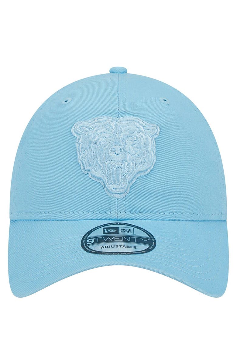 New Era Men's New Era  Light Blue Chicago Bears Core Classic 2.0 Brights 9TWENTY Adjustable Hat, Alternate, color, 