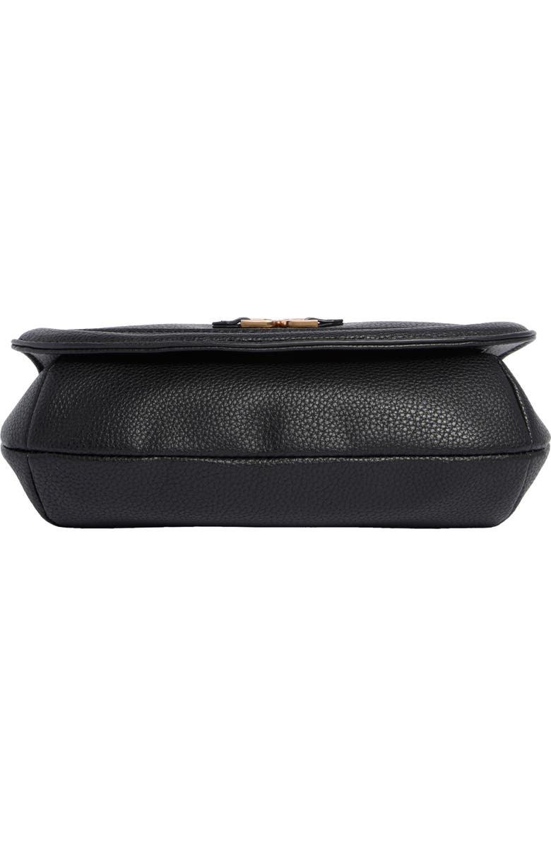 Sam Edelman Jasmine Small Flap Shoulder Bag, Alternate, color, Black