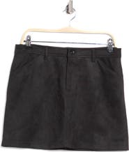 Sanctuary Faux Suede Miniskirt