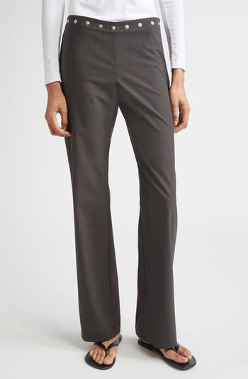 PALOMA WOOL｜SLACKS (Dain Snaps (UV3903-327)) Paloma Wool - Dain Snaps Trousers in Brown - UV3903327 – Voo