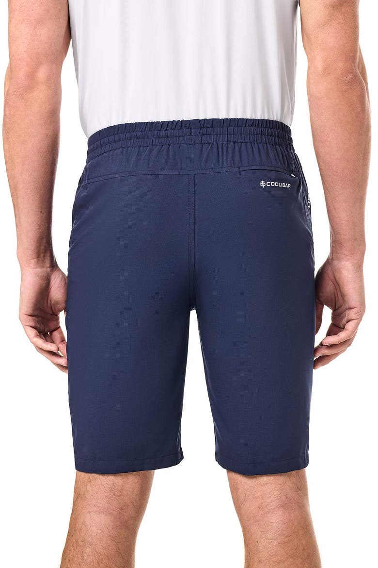 Men's Outpace Tennis Shorts, UPF 50+ Sun Protection, Alternate, color, Navy