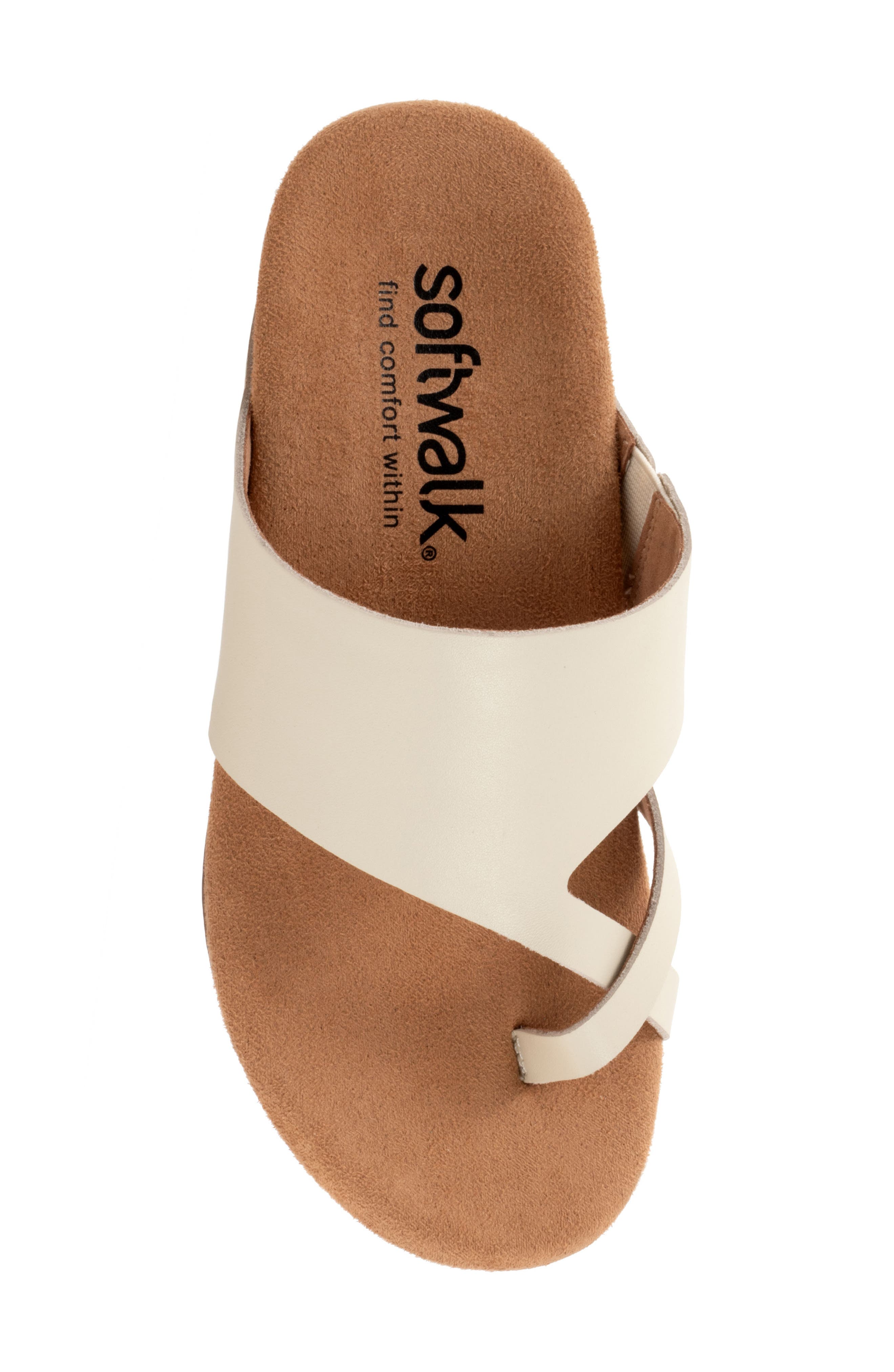 SoftWalk<sup>®</sup> Blaine Slide Sandal, Alternate, color, Ivory