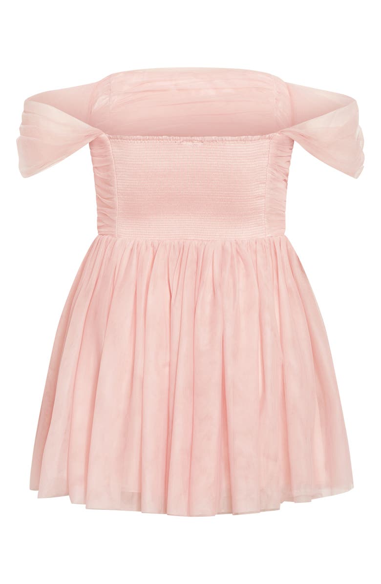 City Chic Lulu Fit & Flare Minidress, Alternate, color, Dusty Pink