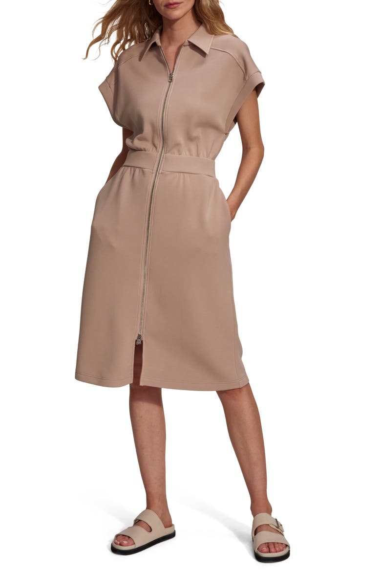 louisa short jersey dress Varley Zip Front (Women) Boden louisa