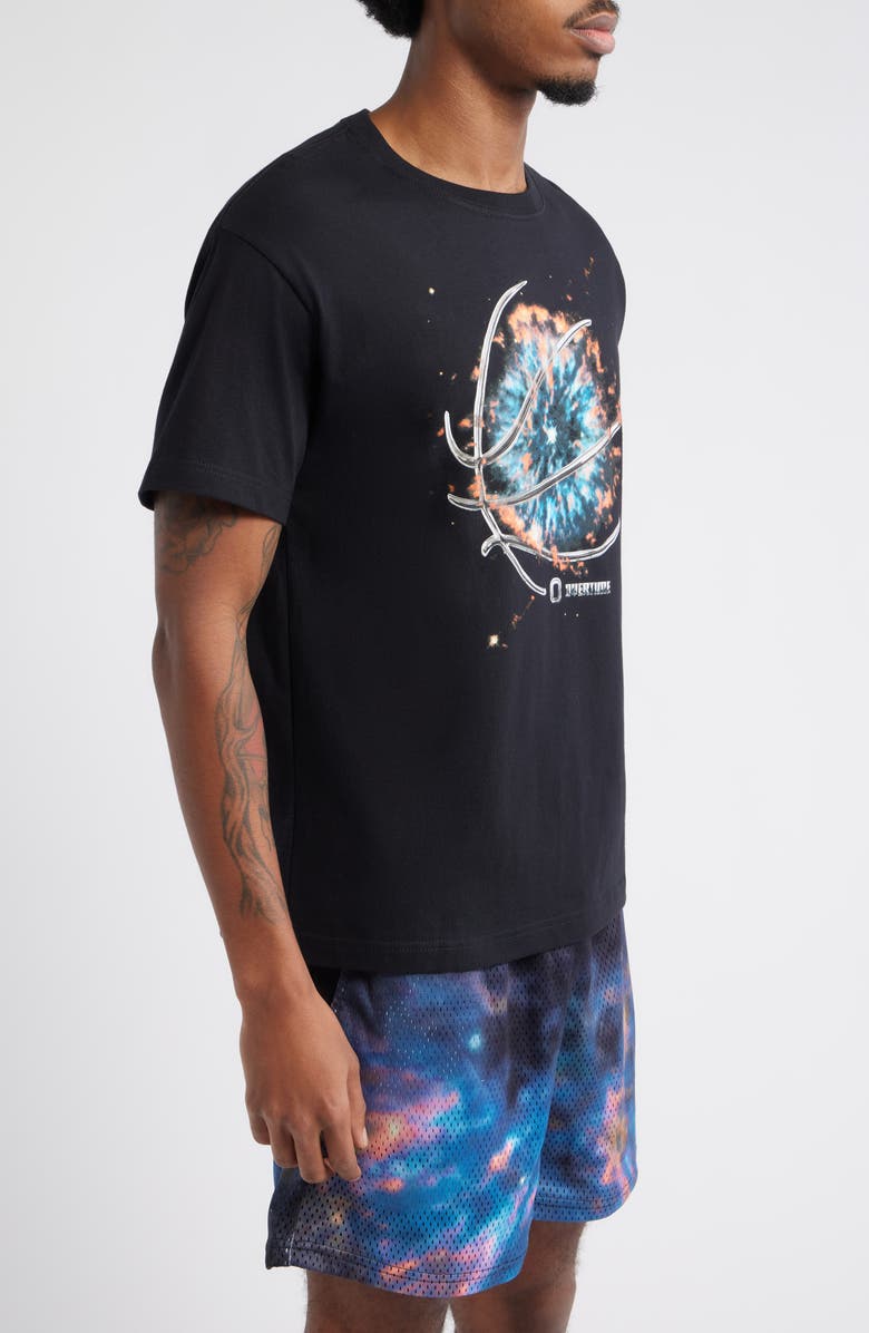 OVERTIME Chrometeam Graphic Cotton T-Shirt, Alternate, color, Black