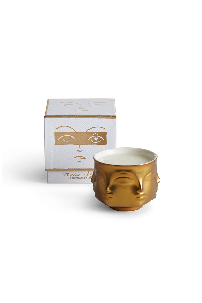 Muse D'Or Candle, Alternate, color, Gold
