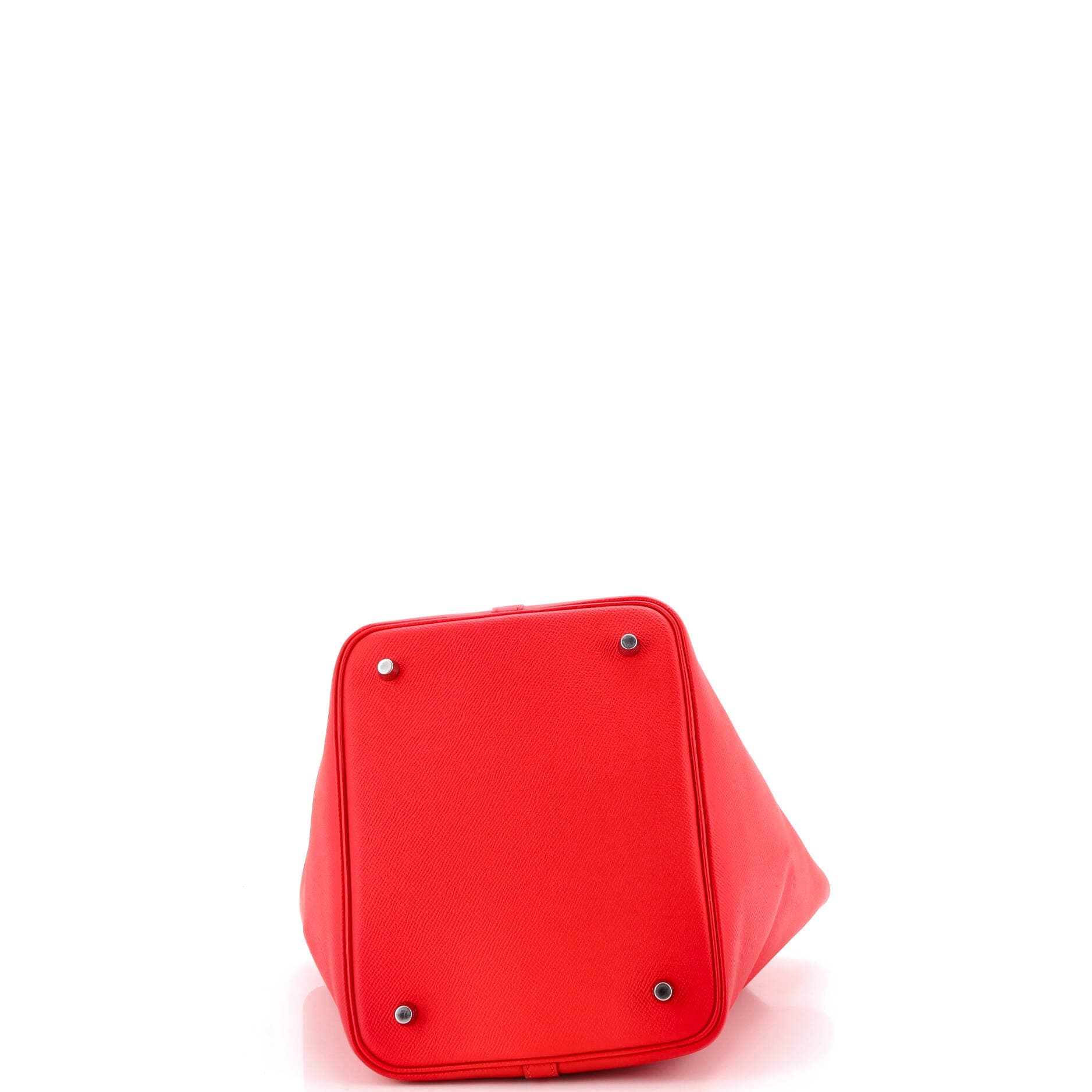 Picotin Lock Bag Tressage Epsom MM, Alternate, color, Red