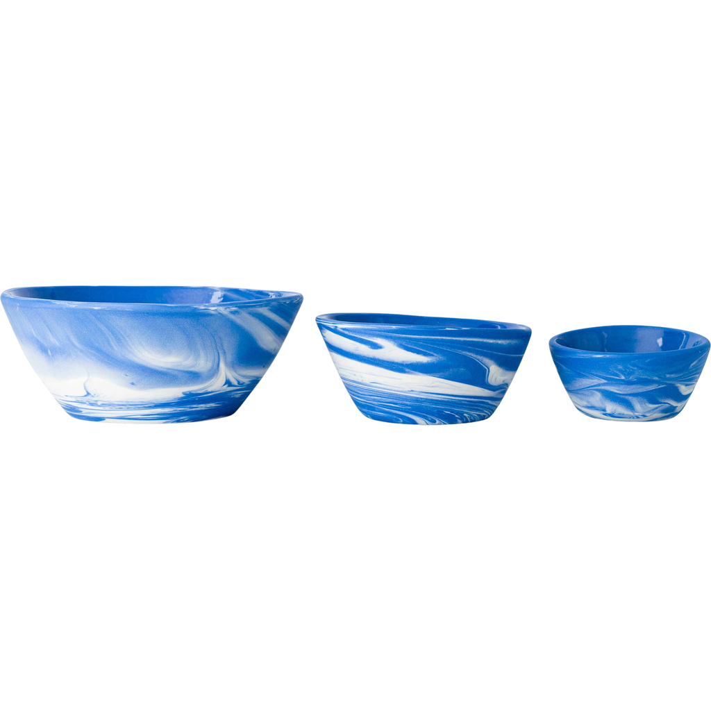 Haand Cloudware Nesting Bowl Set In Multi