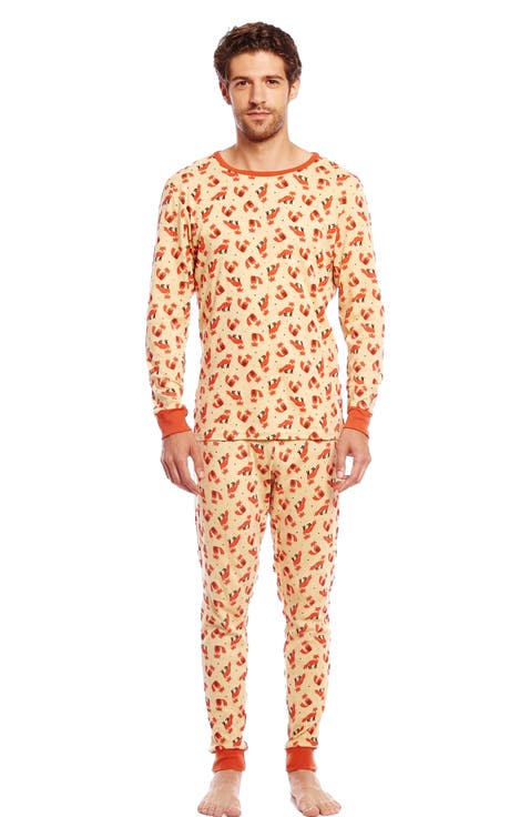 Men's Cotton Printed Matching Family Pajamas