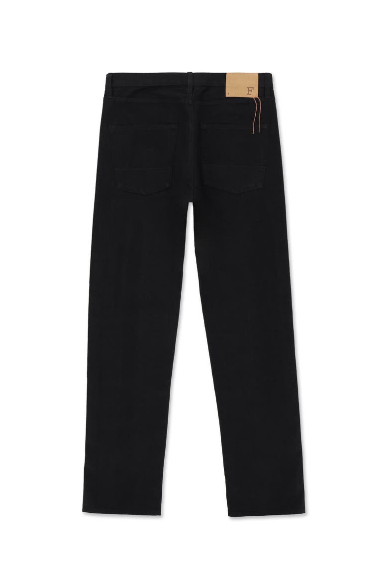 356 Jaky Japan Selvedge 5-Pocket Regular Fit Black Denim, Alternate, color, D900
