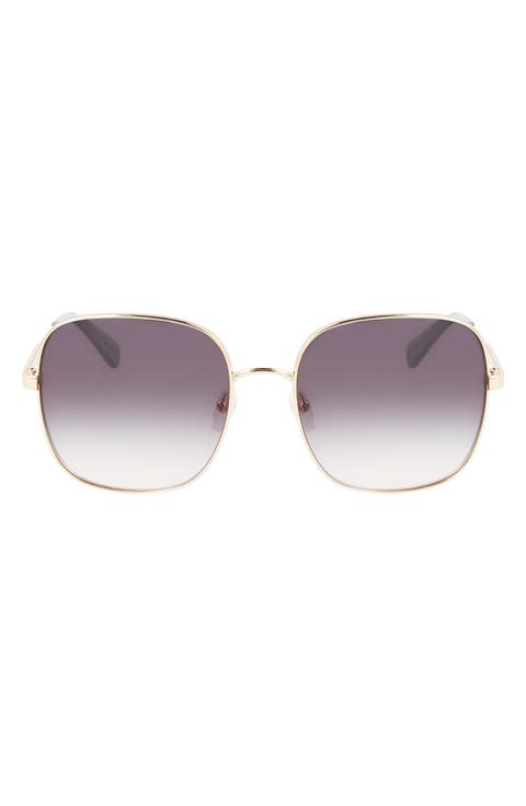 59mm Monogram Square Sunglasses