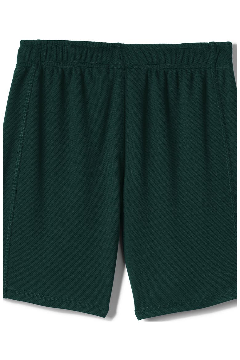School Uniform Girls Mesh Gym Shorts, Alternate, color, Evergreen