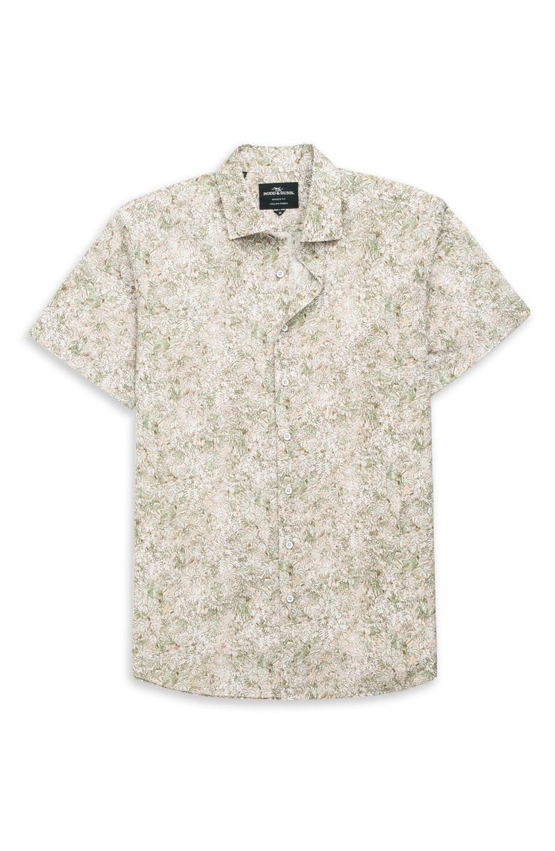 Rodd & Gunn Forsyth Island Short Sleeve Button-Up Shirt, Alternate, color, Jungle