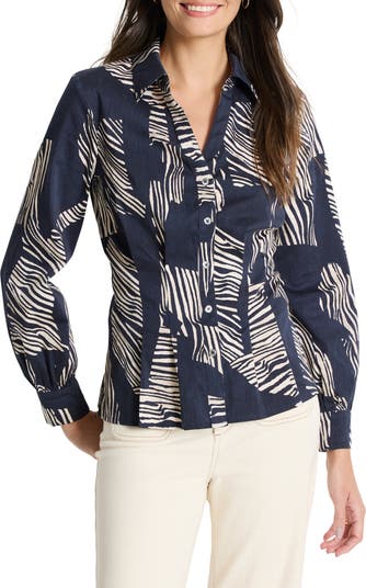 nz by NIC+ZOE Spotted Core Cotton Shirt main image 0
