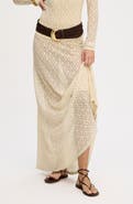 Sam Edelman Lace Knit Maxi Skirt
