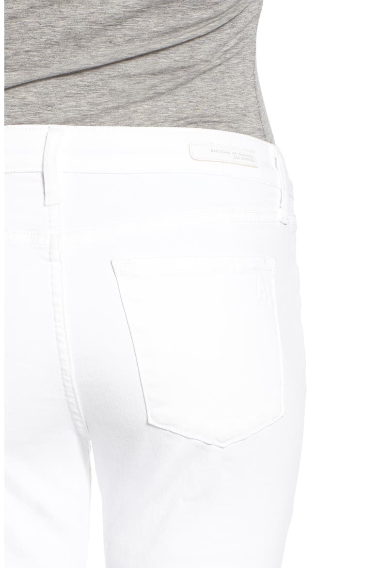 Carly Skinny Crop Jeans, Alternate, color, WHITEOUT