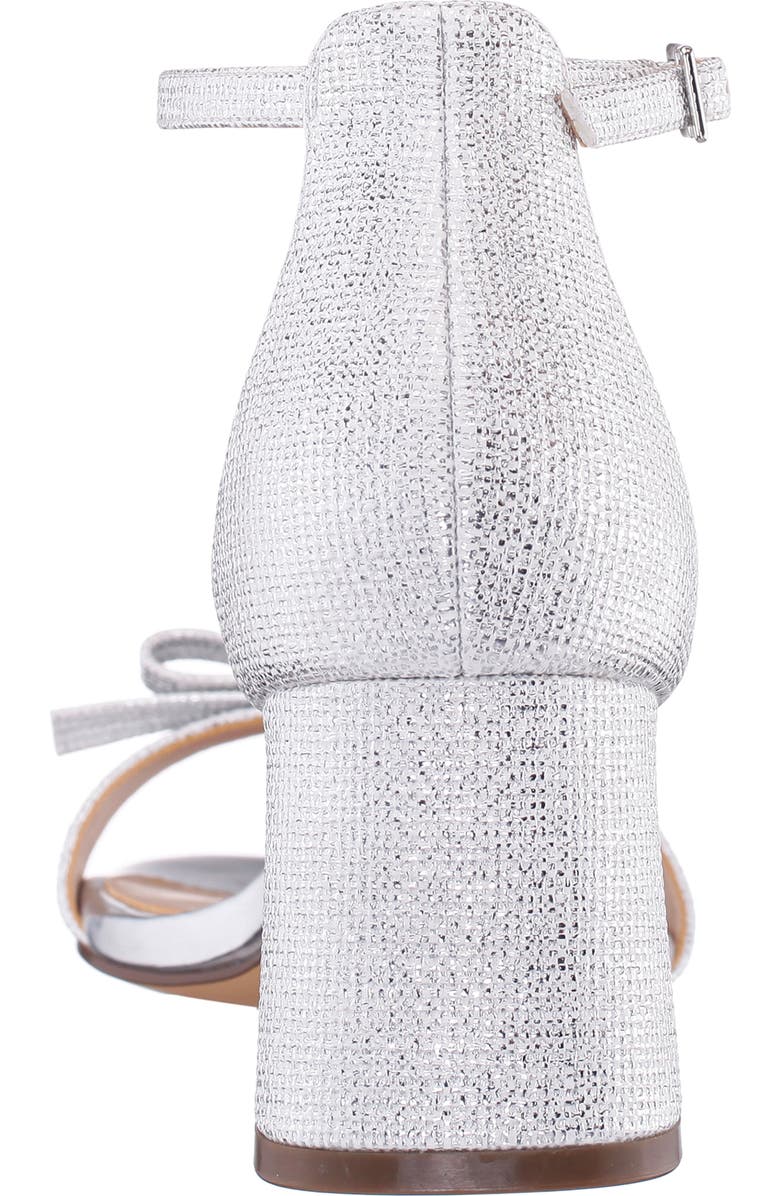 Nina Bia Ankle Strap Sandal, Alternate, color, Silver