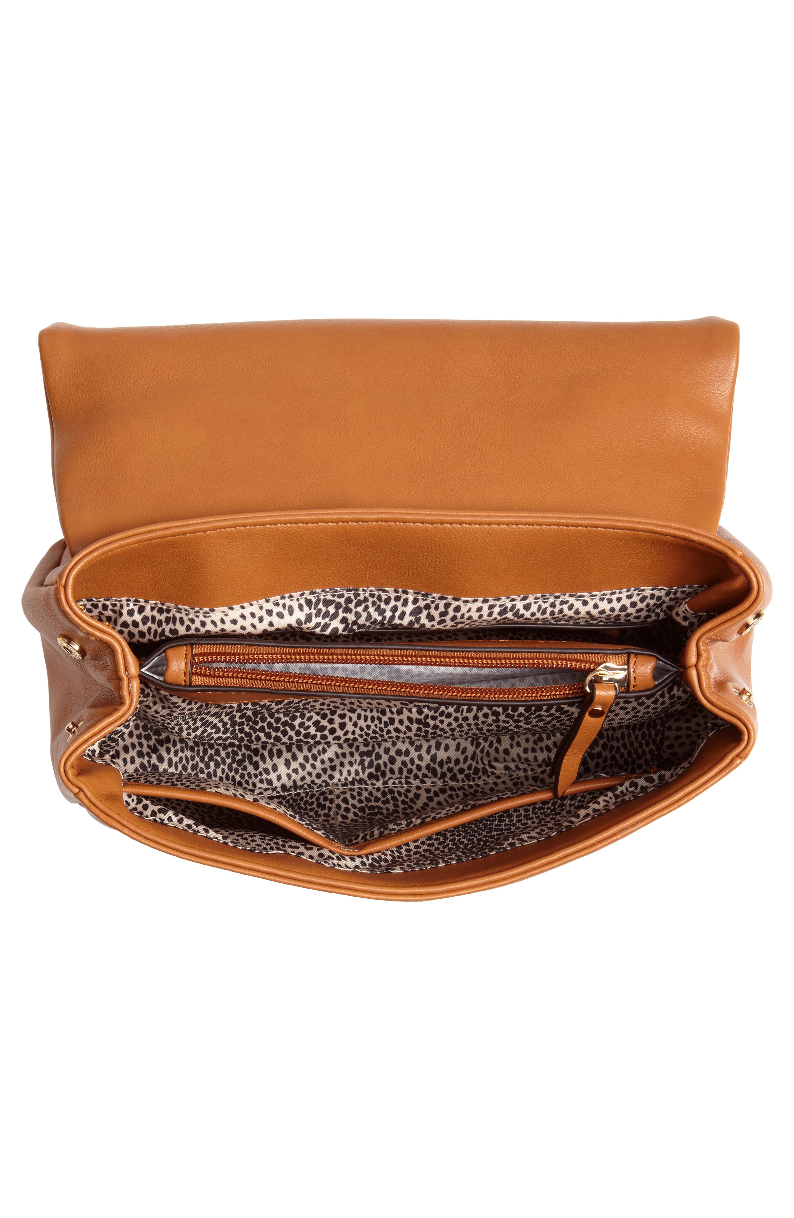 Sole Society Rubie Faux Leather Crossbody Bag, Alternate, color, 