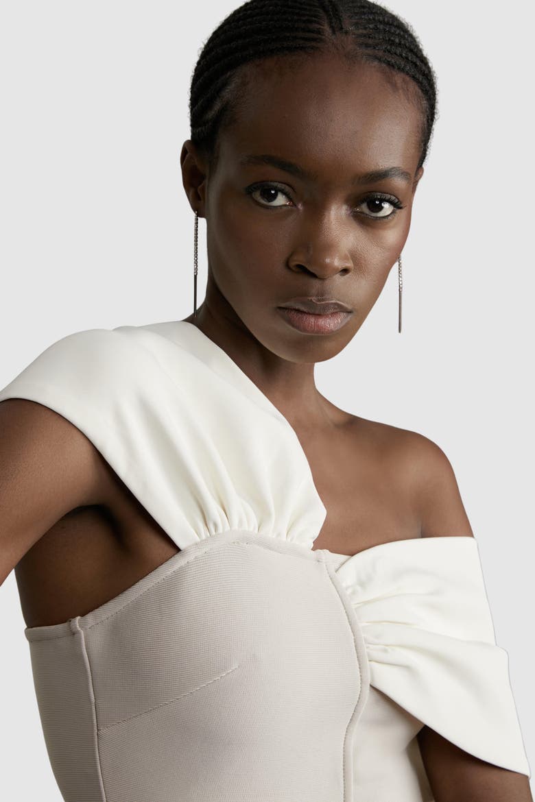 Figure Form Asymmetric Knit Top, Alternate, color, Neutral