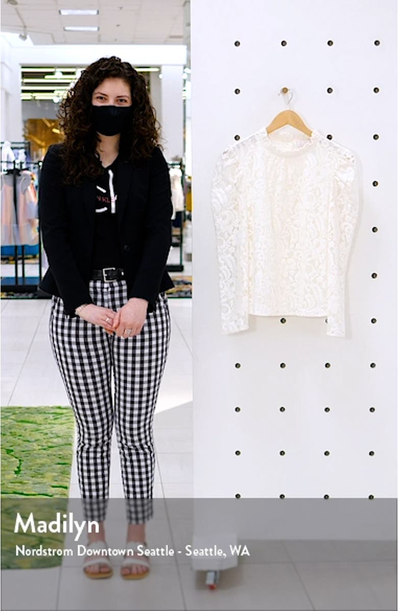 Ruffle Trim Lace Top, sales video thumbnail