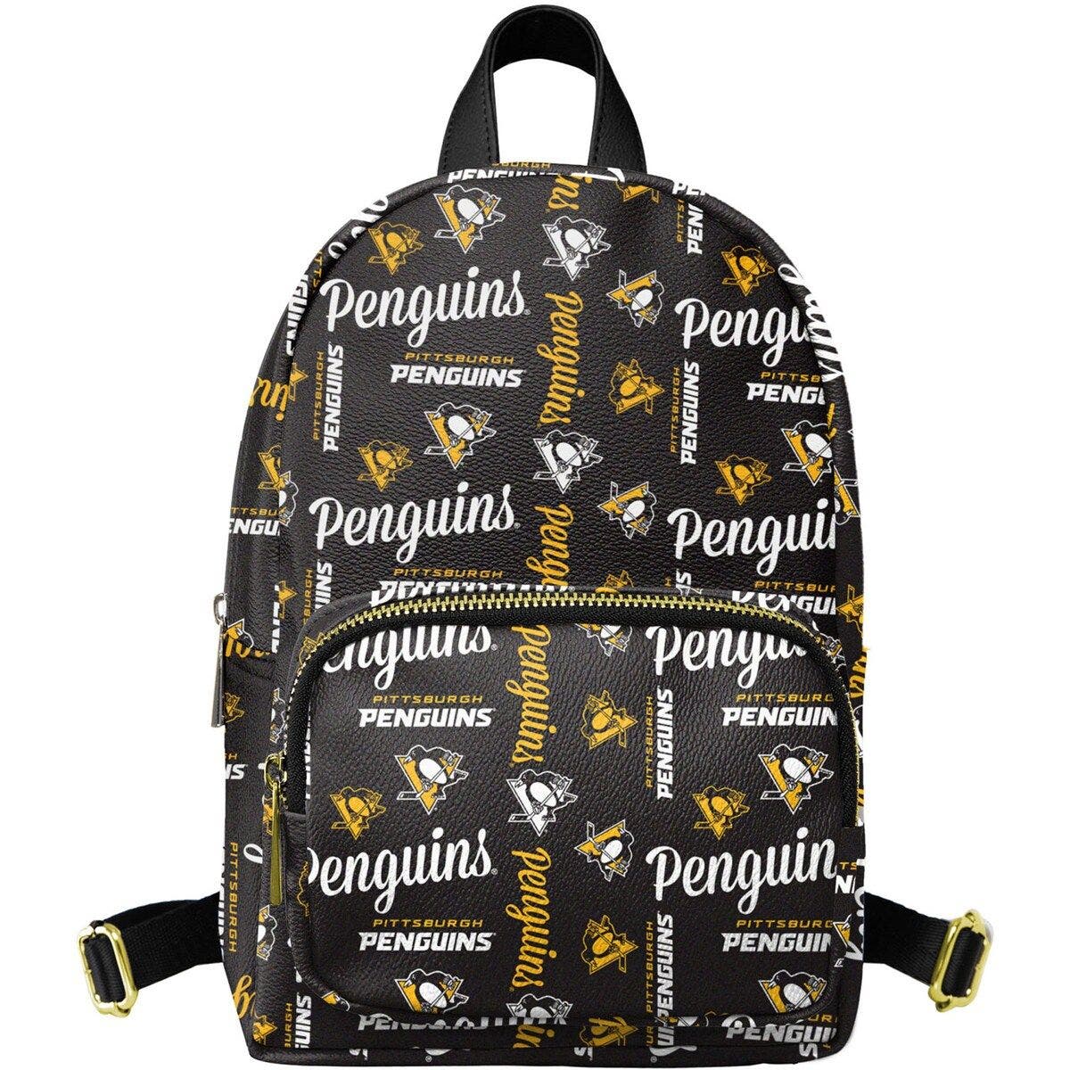 FOCO Youth FOCO Black Pittsburgh Penguins Repeat Brooklyn Mini Backpack, Main, color, Black