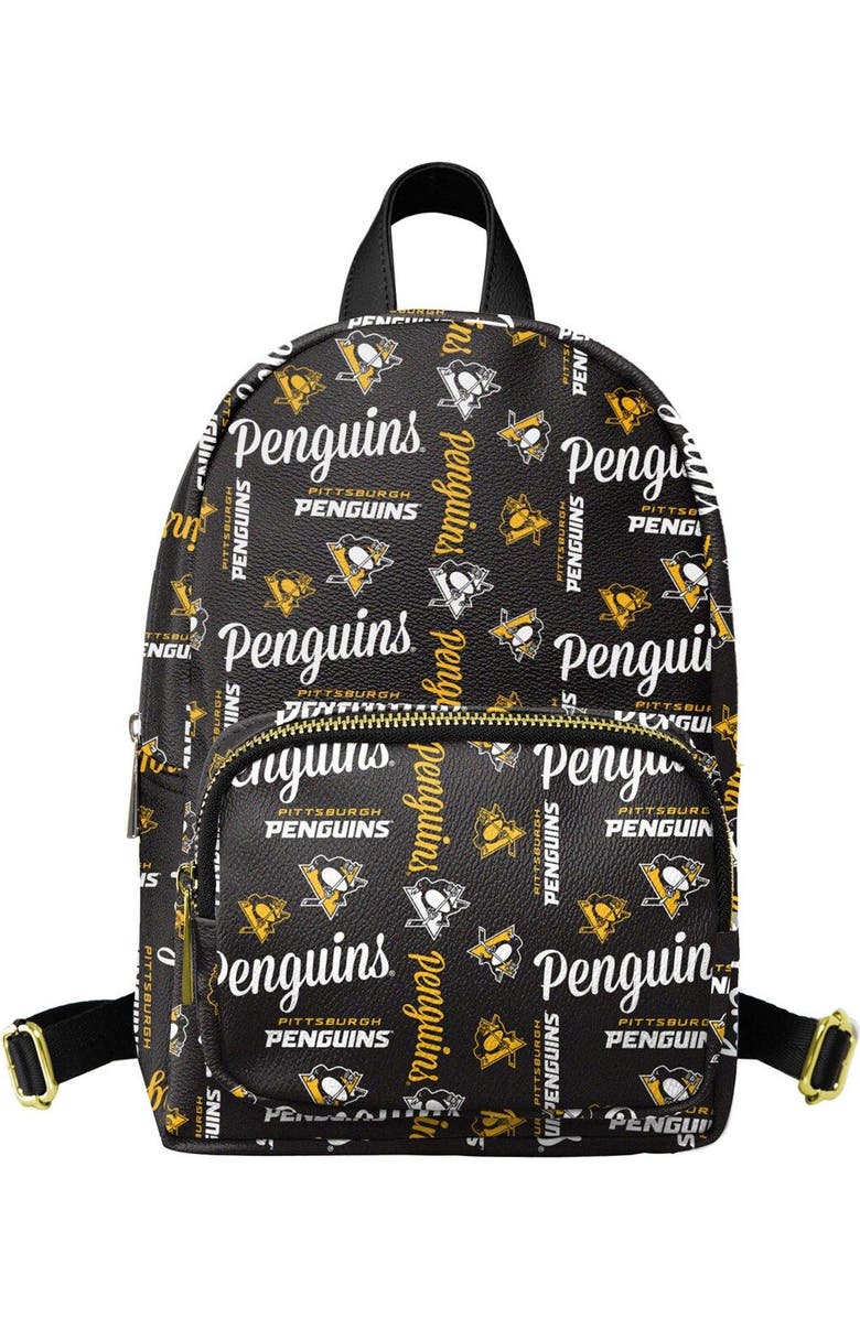 FOCO Youth FOCO Black Pittsburgh Penguins Repeat Brooklyn Mini Backpack, Main, color, Black