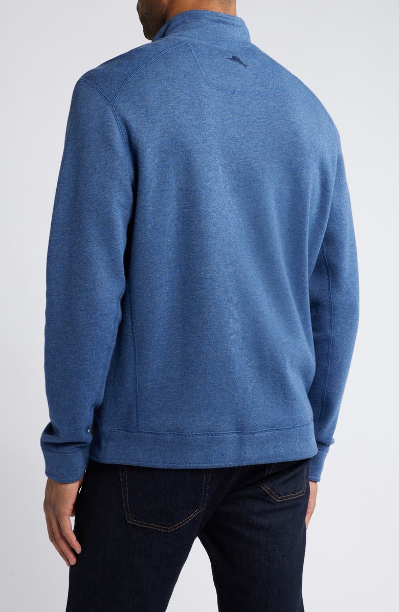 Tommy Bahama New Flip Mock Neck Pullover, Alternate, color, Blue Note