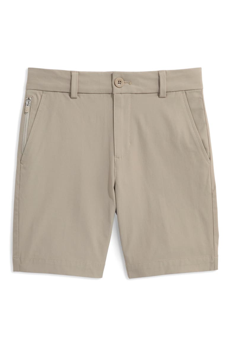 Kids' On-the-Go Performance Shorts, Main, color, KHAKI