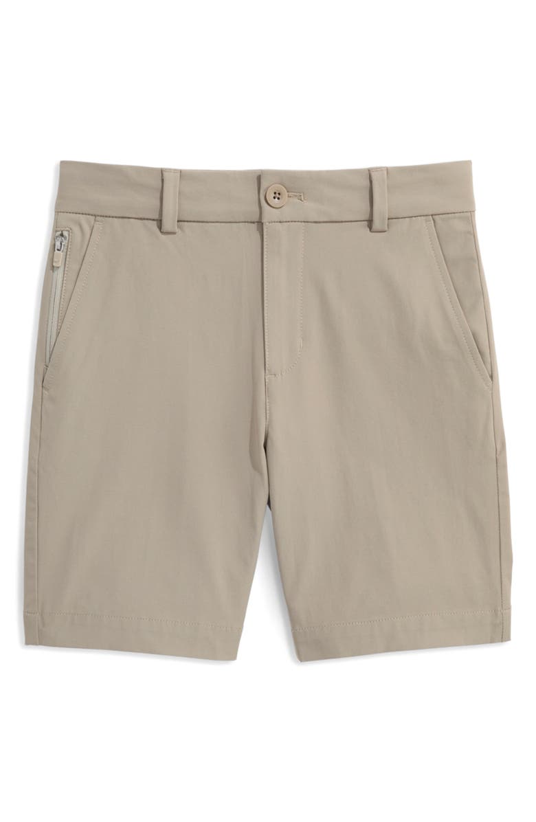 vineyard vines Kids' On-the-Go Performance Shorts, Main, color, Khaki
