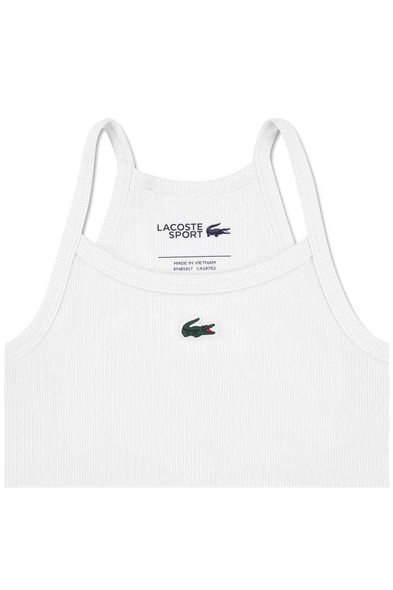 Kids' Logo Rib Tank, Alternate, color, BLANC