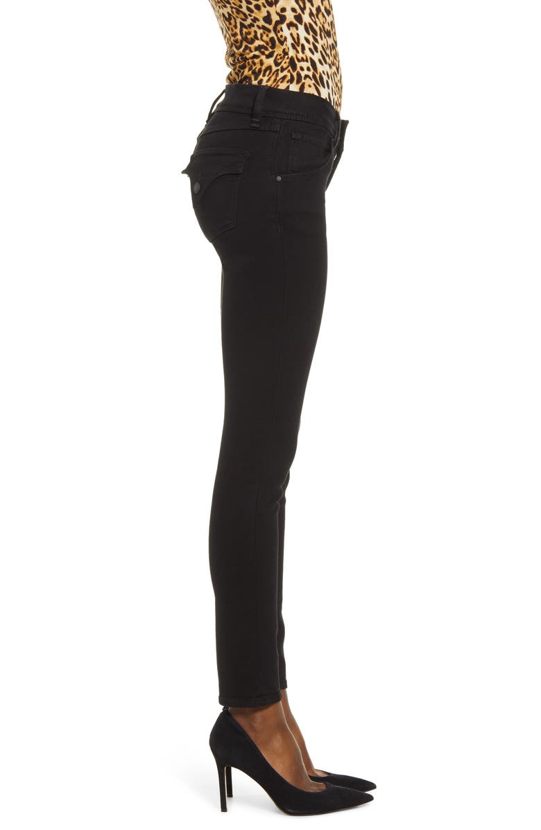 Hudson Jeans Collin Ankle Skinny Jeans, Alternate, color, Black