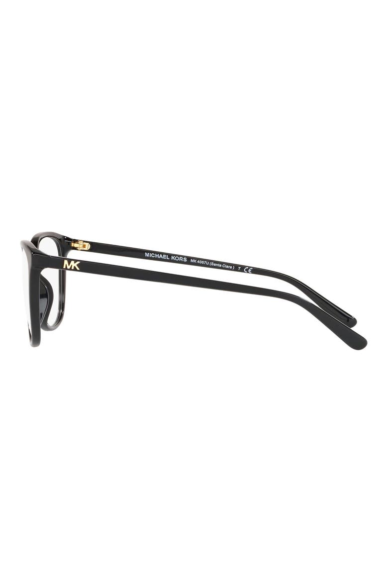 55m Cat Eye Optical Glasses, Alternate, color, BLACK