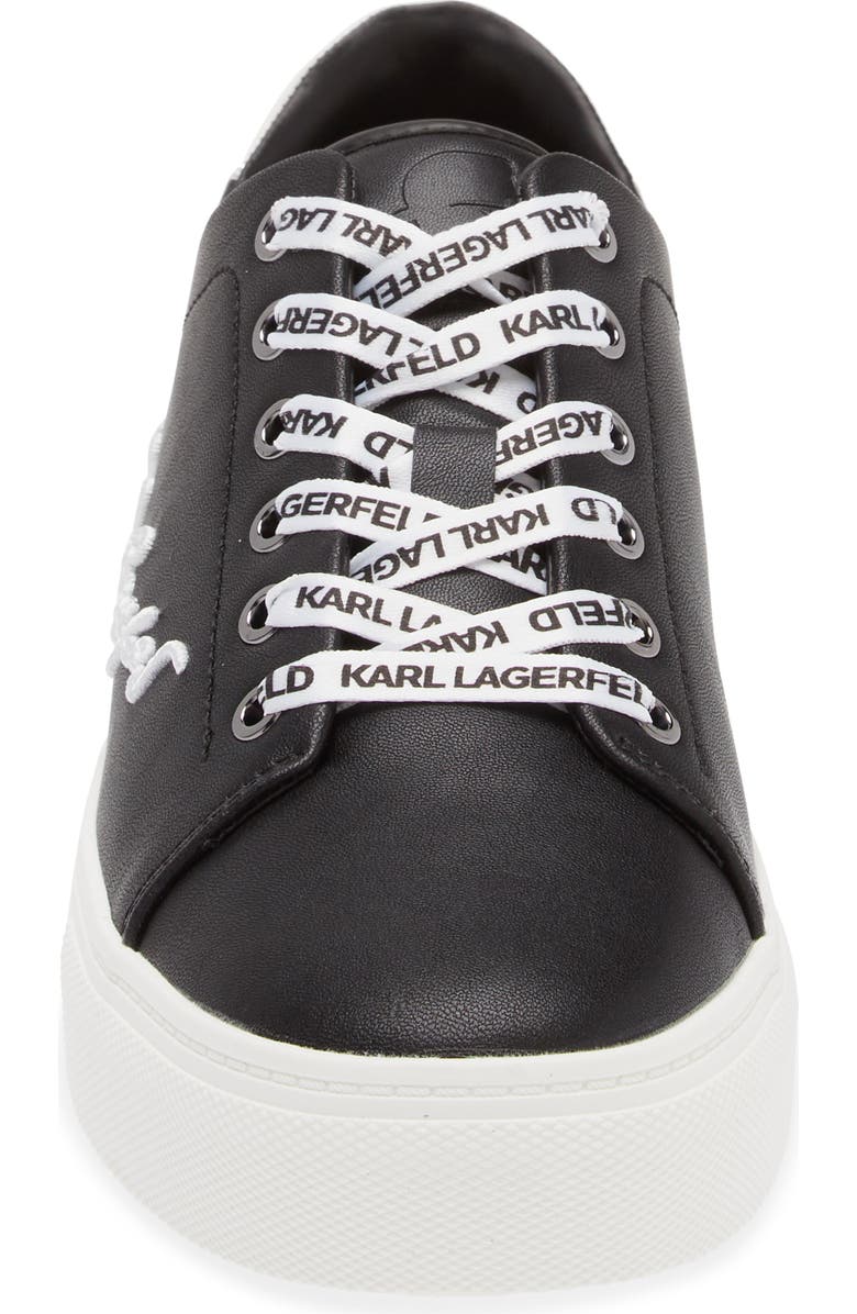 KARL LAGERFELD PARIS Cylie Low Top Sneaker, Alternate, color, Black