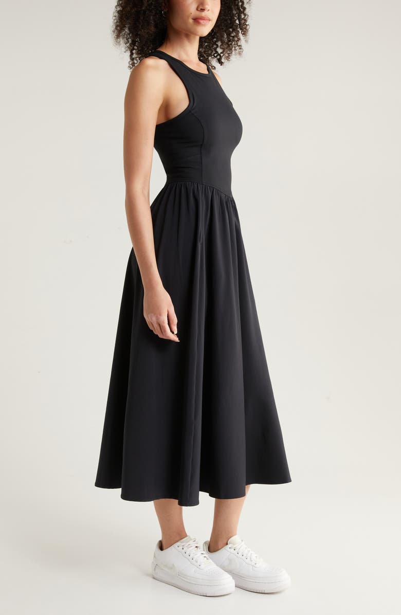 Effortless Cutout Back Hybrid Dress