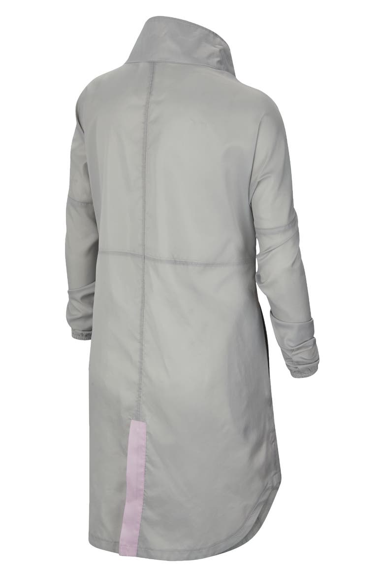 Kids' Sportswear Air Woven Jacket, Alternate, color, LIGHT SMOKE GREY/PINK