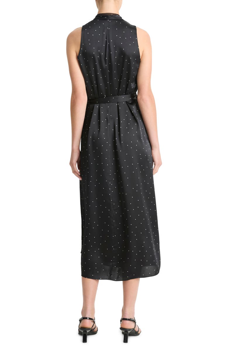 Vince Polka Dot Faux Wrap Dress, Alternate, color, 