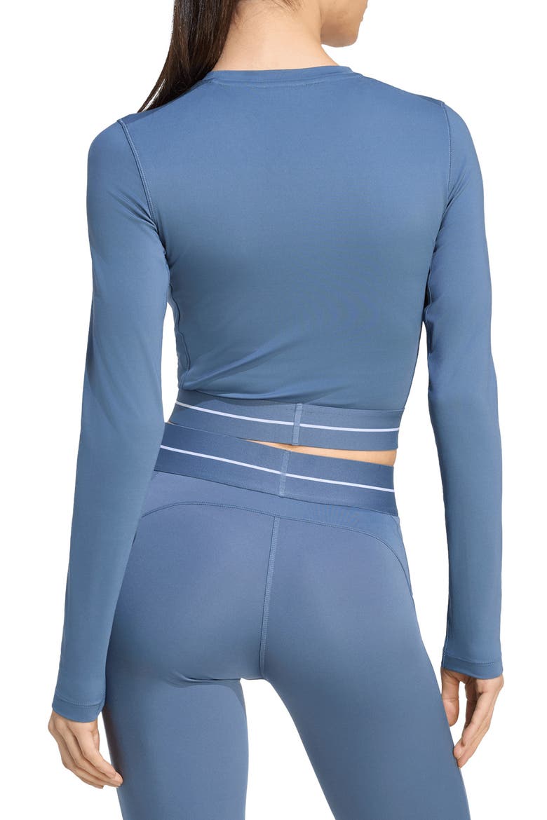 Long Sleeve Crop Top, Alternate, color, PRELOVED INK