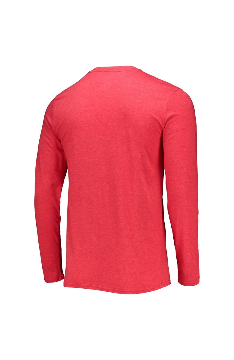 CONCEPTS SPORT Men's Concepts Sport Black/Red Atlanta Hawks Long Sleeve T-Shirt & Pants Sleep Set, Alternate, color, Black