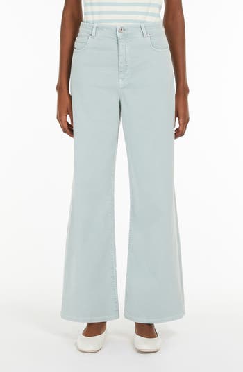 【送料&関税込】Weekend Max Mara Medina Logo Patch Wide Leg Weekend Max Mara Medina Wide Leg Jeans | Nordstrom