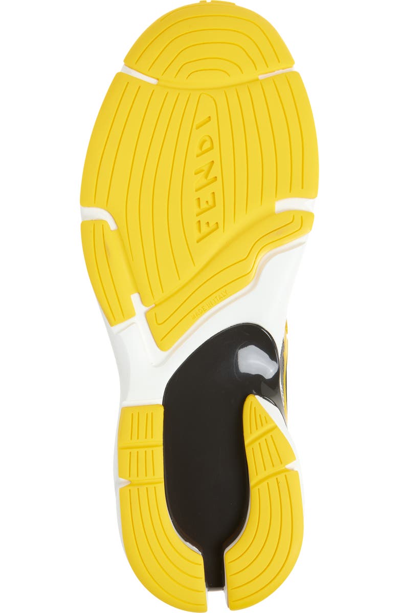 Fendi Forward Low Top Sneaker, Alternate, color, Silver Senap