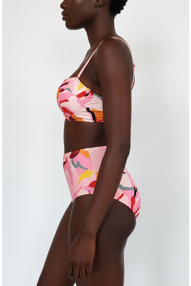 Aurora Bloom Underwire Bikini Top, Alternate, color, Pink
