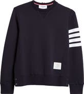 THOM BROWNE WHITE COTTON SWEATSHIRT スウェット シャツ THOM BROWNE WHITE COTTON SWEATSHIRT スウェット シャツ