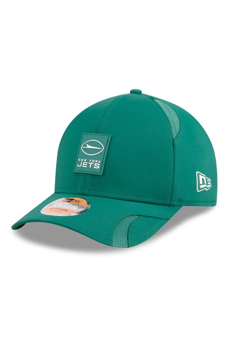 Men's New Era Green New York Jets 2025 Sideline  M-Crown 9FORTY Adjustable Hat, Main, color, Green